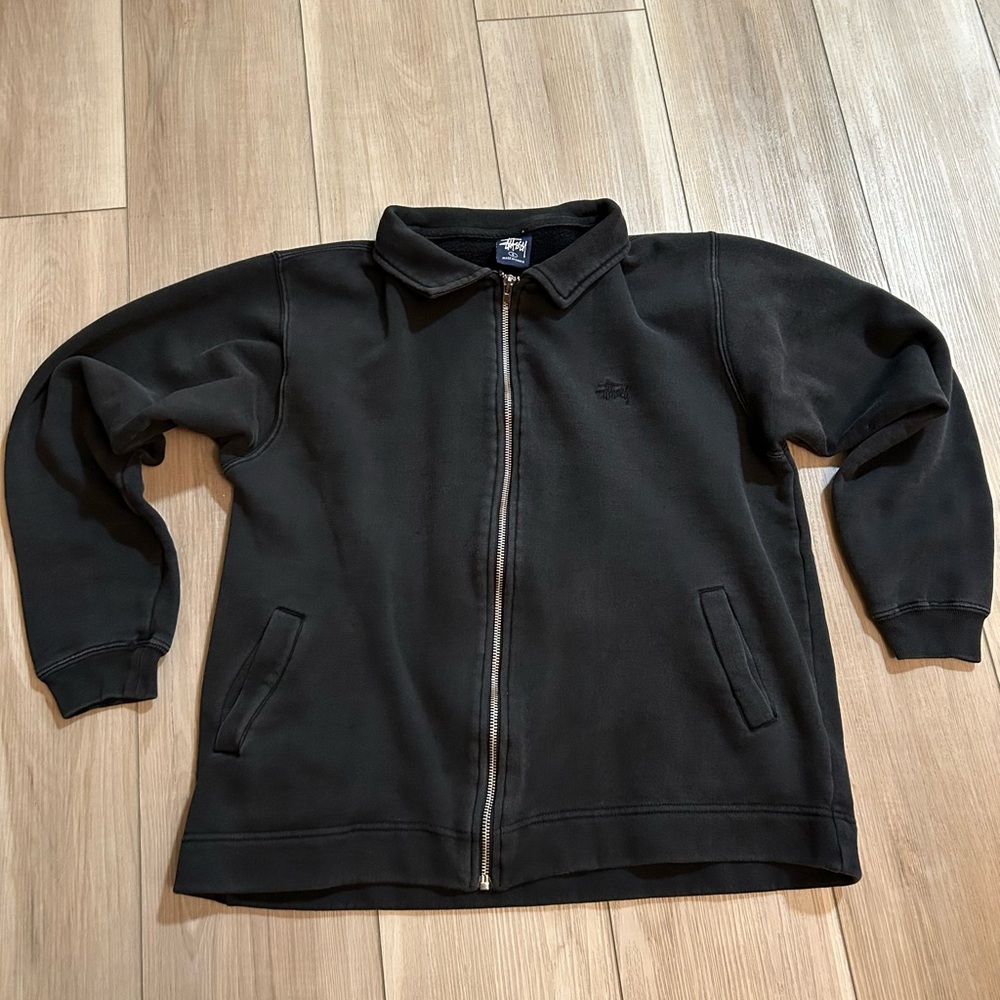 Women’s stussy zip sweater